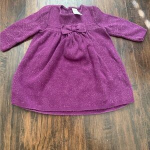 Gymboree Sparkly Purple Dress with Bow